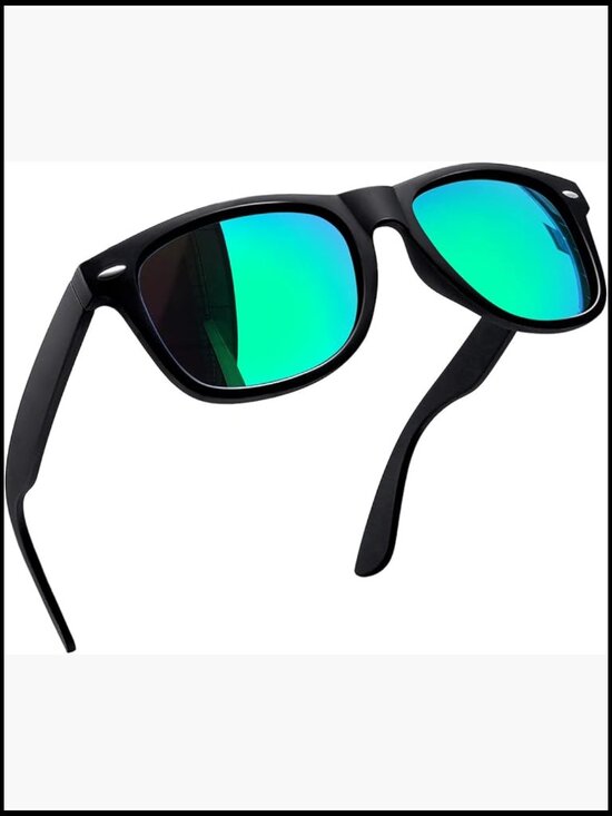 Accessories - Polarized UV Protection Square Sunglasses with Metal Hinge